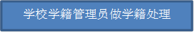 学校学籍管理员做学籍处理